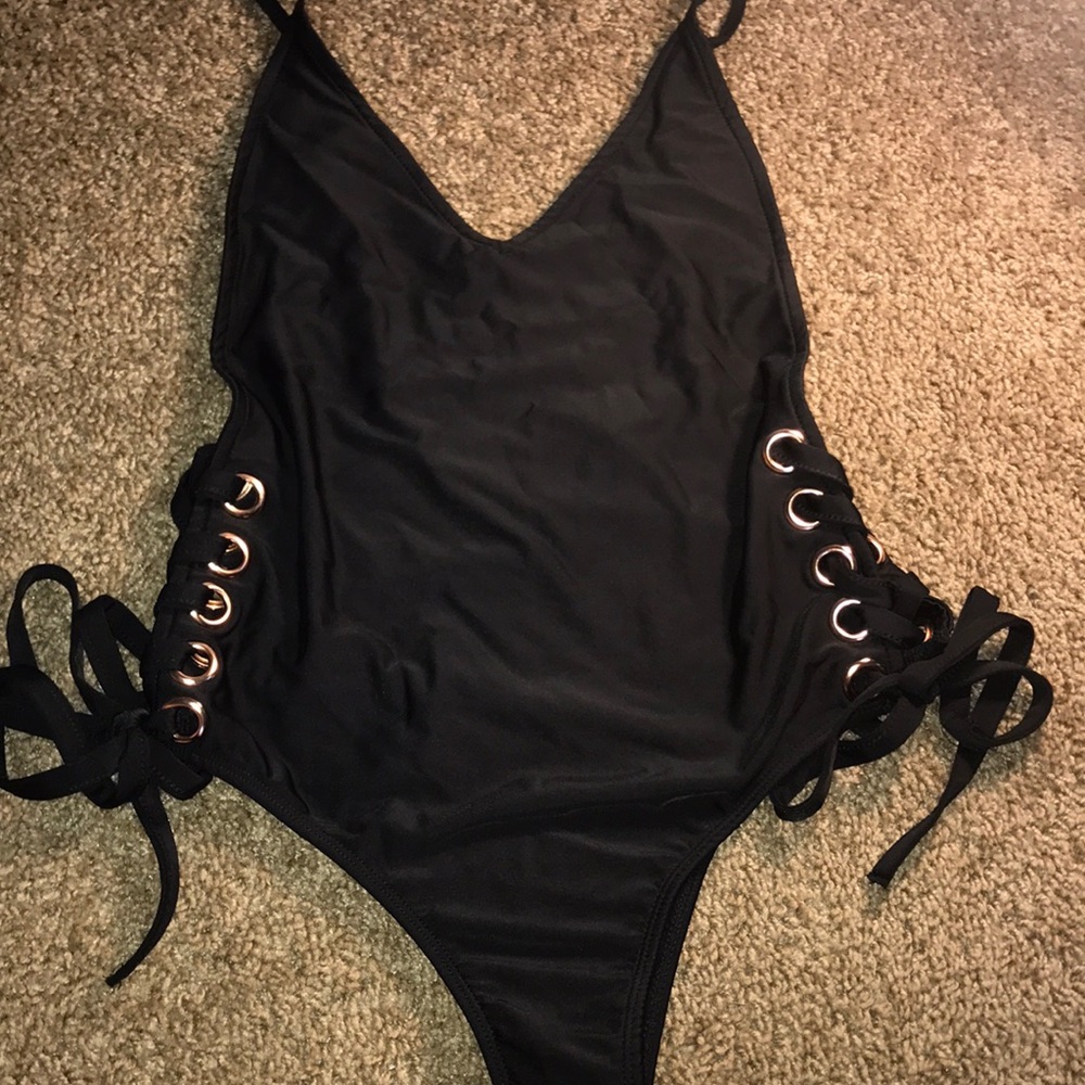 Black one piece